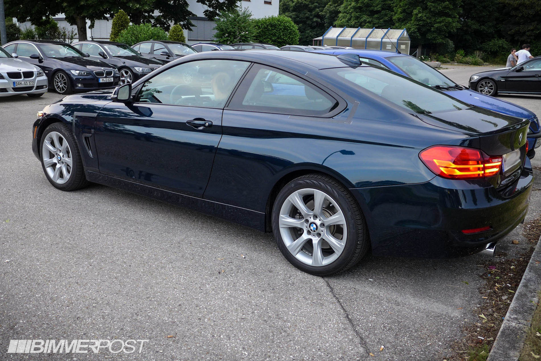 Midnight Blue F32 4 Series Coupe Caught in the Wild
