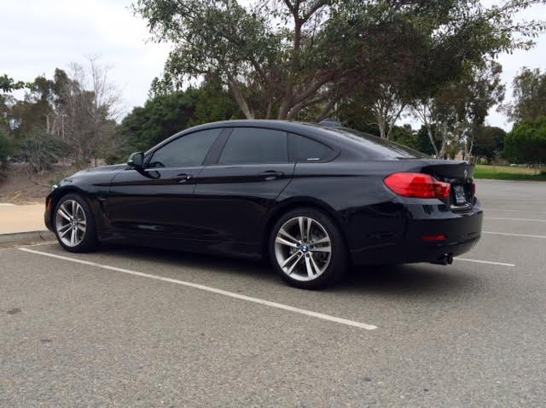 TINTGIANT PRECUT ALL SIDES REAR WINDOW TINT FOR BMW 428i 4DR GRAN COUPE 15-16