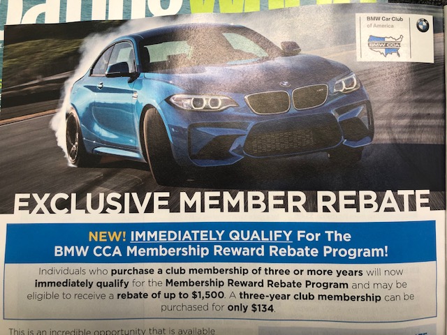 Bmw Car Club Of America Rebate Fasrmetro