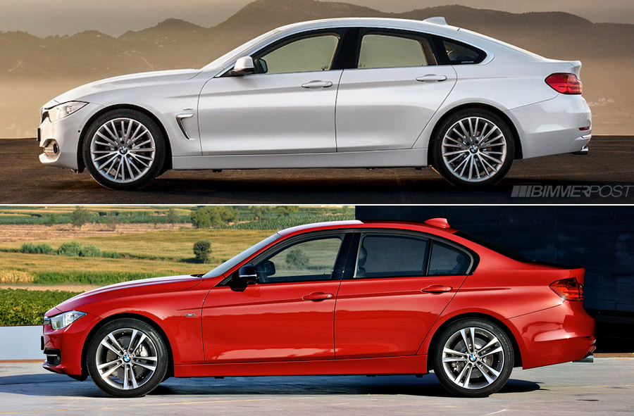  Comparo  BMW   Series Gran Coupe vs   Series Sedan (F3 ) and   Series Coupe (F3 )