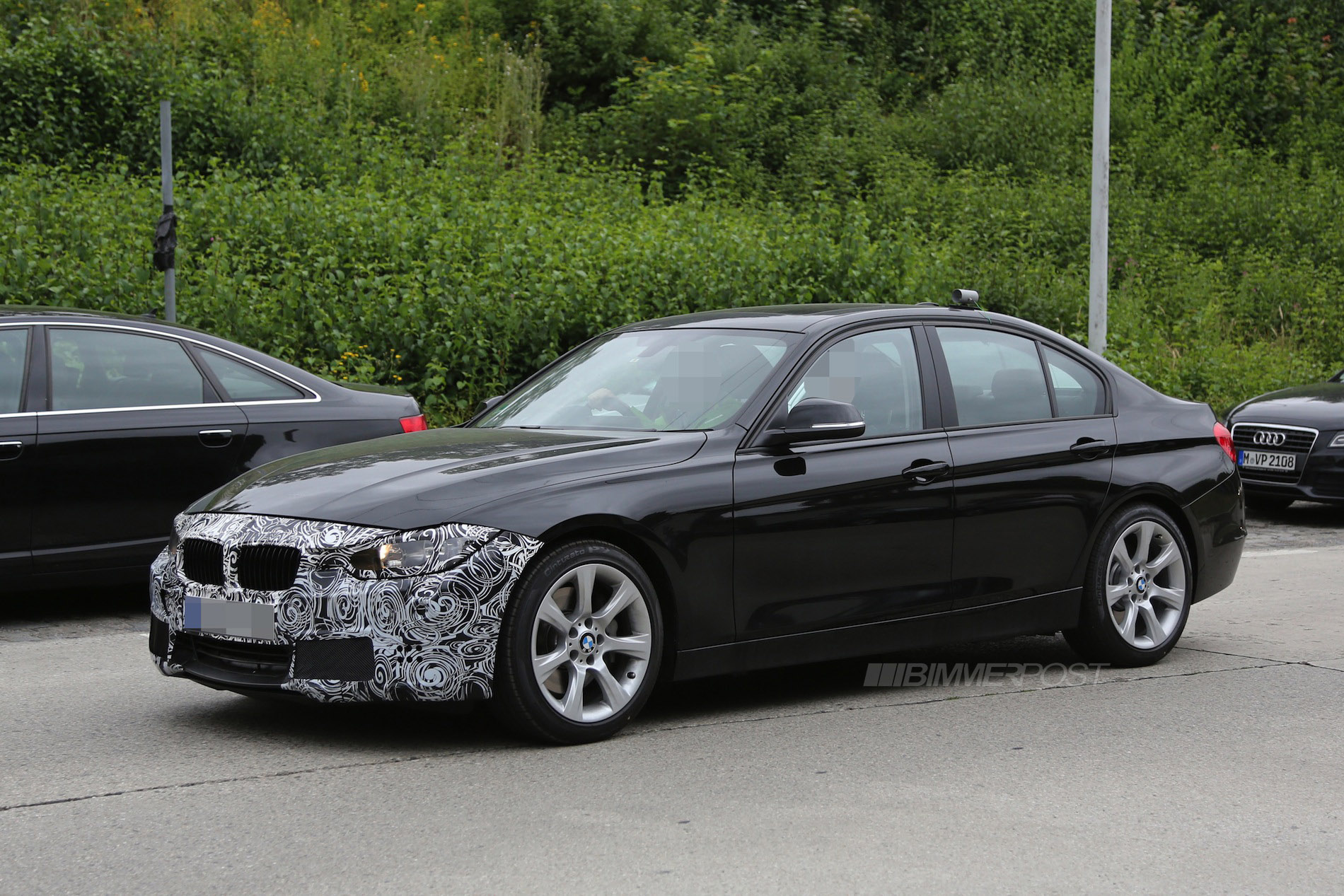 BMW F30 3 Series LCI Facelift Prototype Spotted